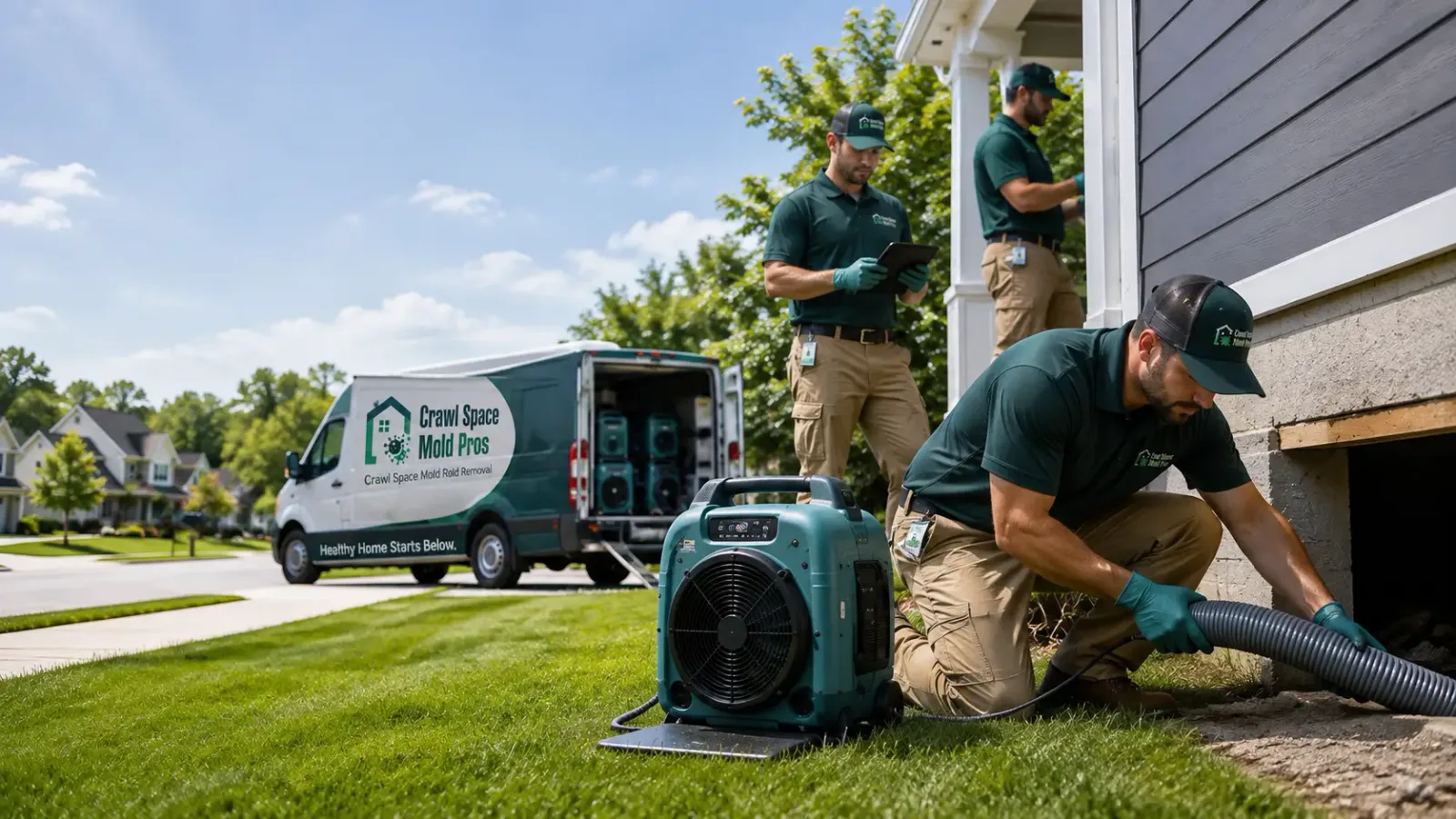Crawl Space Mold Removal in Kinderhook, IL